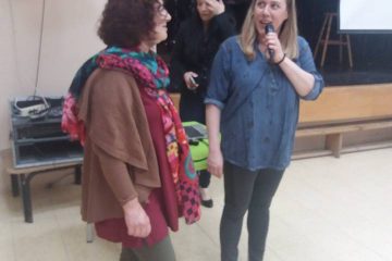 סיגל ורותי – פעילות הבריאות הנמרצות שלנו יזמו יום בריאות האשה, הזמינו מרצות והפעילו את הקהל, כל הכבוד!!